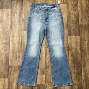 Old Navy Extra High Rise Flare Jeans Women’s Size 14 Blue Denim